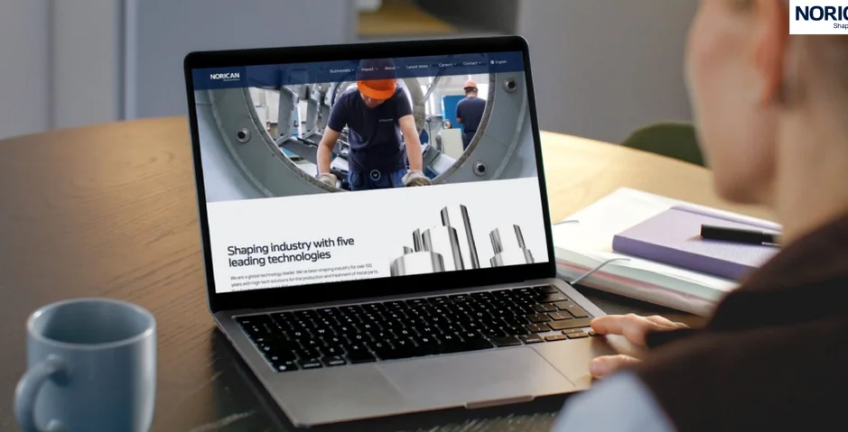 Clear and connected: Norican unveils refreshed brand with new website